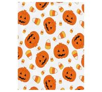 Halloween Blanket, Fleece Blanket Throws for Sofas, Fluffy Warm Soft Blankets for Bed, Halloween Spooky Funny Ambiance Sense Decor