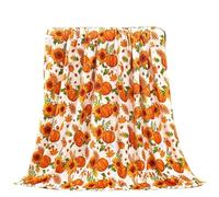 Halloween Blankets Ghost Horror Skeleton Flannel Throw Blanket Soft Cozy Fleece Throw Blanket Halloween Decorations for Bedroom Wedding Gifts