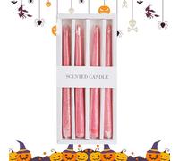 Halloween Bleeding Candles, Halloween Horror Bleeding Taper Candles Set, Gothic Blood Drip Candles Home Decorations for Haunted House, Outdoor, Living Room