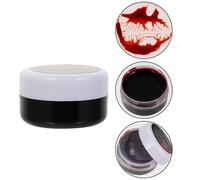 Halloween Blood Fake Scab Blood 2pcs Coagulated Gel Makeup Set | Plastic Sponge, Food Colouring Formula, Black Finish, Party Pranks, Not Easy to Fade, Vivid Creepy Toy