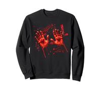 Halloween Bloody Hands Blood Splatter Costume Zombie Blood Sweatshirt