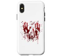 Halloween Bloody Hands Blood Splatter Zombie Costume Case for iPhone X/XS