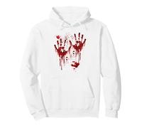 Halloween Bloody Hands Blood Splatter Zombie Costume Pullover Hoodie