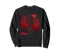 Halloween Bloody Hands Blood Splatter Zombie Costume Sweatshirt