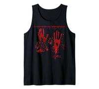 Halloween Bloody Hands Blood Splatter Zombie Costume Tank Top