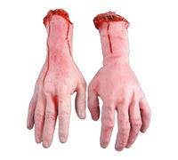 Halloween Bloody Hands-Creepy, Separated, Fake Hands, Blood Gauze, Costume Accessories, String Accessories For Costume Parties, Halloween Parties, Funny Parties, Vampire-u | Halloween B