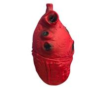 Halloween Bloody Heart Body Organ Novelty Toy Halloween Prop Scary Party Decoration Creepy Organ Realistic Effect (A, One Size)
