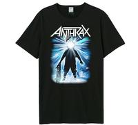 Halloween Blue Light Anthrax T-Shirt Amplified Black M