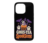 Halloween Boba Bubble Tea Ghost Ghos-Tea Funny Drink Pun Case for iPhone 13 Pro