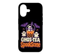 Halloween Boba Bubble Tea Ghost Ghos-Tea Funny Drink Pun Case for iPhone 17