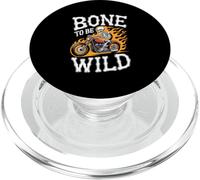 Halloween Bone To Be Wild Skeleton Rider PopSockets PopGrip for MagSafe