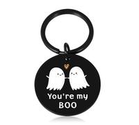 Halloween Boo Basket Stuffers for Women Halloween Keychain Gifts Spooky Basket Stuffer for Boyfriend You're My Boo Keychain Cute Spooky Keychain Gifts Halloween Decor for Adults Valentines Gifts,