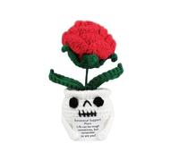 Halloween Boo Basket Stuffers for Women Him, Gifts for Boyfriend Girlfriend, Handmade Crochet Sunflower Ghost Gifts, Halloween Basket Present Stuff for Husband Wife Anniversary Birthday Gift Idea