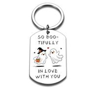 Halloween Boo Basket Stuffers for Women Men Spooky Basket Stuffers for Girls Boys Kids Boo Keychain for Couple Boyfriend Girlfriend Bridal Shower Gifts Birthday Anniversary Valentines Christmas
