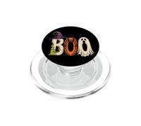 Halloween Boo Ghost Spider Witch Hat Letters Graphic PopSockets PopGrip for MagSafe