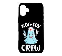 Halloween BOO-Tox Crew Nurse Funny Filler Botox Injection Case for iPhone 16 Plus