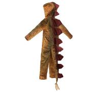 Amscan 9904747 - Kids Brown T-rex Dinosaur Hooded Jumpsuit Fancy Dress Costume Age: 3-4 Yrs