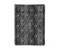 Halloween Book Sleeve, Witchcraft Supplies Fall Book Covers for Paperbacks, Witchy Gifts Gothic Skull Book Pouch Book Protector, Book Lovers Gifts for Women Sister, Book Accessories Book Club Gifts