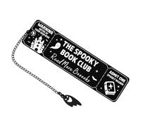 Halloween Bookmark for Women Men Adults Halloween Book Club Gifts for Bookworms Nerd Book Lovers Reading Women, Boo Basket Stuffers for Women Men Horror Book Club Gift Ideas Wicked Merch