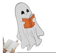 Halloween Bookmark Set-Transparent Side Holder with Playful Ghost Design | Book Markers for Novels for School, Library - Funny For, Teens and Reader