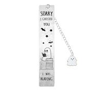 Halloween Bookmarks for Women Men Cute Ghosts Bookmarks for Reading Gifts for Book Lovers Men Easter Christmas Eve Gifts