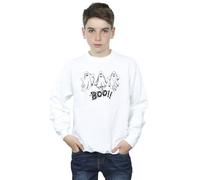Halloween Boys Ghost Boo Sweatshirt White 12-13 Years