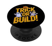 Halloween Brick Squad Costume Master Builder Blocks Building PopSockets Adhesive PopGrip