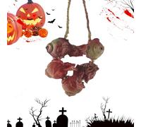 Halloween Broken Body Parts - Latex Palm Eyeball Foot Finger Set, Bloody Fake Hands Decor | Horror Props for Haunted House, Decoration, Realistic Scary Fake Body Parts, Lightweight and