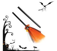 Halloween Broom for Children | Costume Accessory for Boys and Girls - Party Accessories Symbolic Game Birthday Halloween Parties