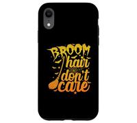Halloween "Broom Hair Don't Carer" Case for iPhone XR