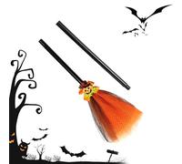 Halloween Broom Toy for Children - Broom Toy Costume for Girls - Party Accessories Symbolic Game Birthday Halloween Parties