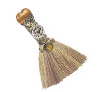 Halloween Brooms - Handcrafted Love Crystal Witch Broom, Purification Decor | Witch Ornament for Bedroom Office Home Decoration and Spiritual Cleansing