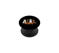Halloween Brown Labrador Ghost Spooky Chocolate Lab Dog Mama PopSockets Adhesive PopGrip