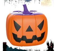 Halloween Bubble Machine - Orange Bubble Maker, Creative Pumpkin Theme, Sound Visual Feature Generator, Continuous For Foaming Device | Backyard Lawn Beach Gathering Party venues For Stage Decoration