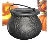 Halloween Bucket | Candy Holder Witch Cauldron Pot | Reusable Trick or Treat Pot Decorative Props for Holiday Events Kids Adults Girls Boys Toddler Indoor Outdoor