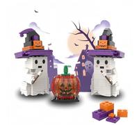 Halloween Building Blocks Sets 467 Pcs Ghost Pumpkin Micro Brick Halloween Toys Gift for Kid Teen