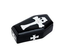 Halloween Butter Dish - Coffin Design, Ceramic, Perfect for Spooky Festivities