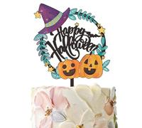Halloween Cake Topper - Acrylic Dessert Toppers | Horror-Ghost Cake Decoration | Spooky Halloween Decorations | Classic Cakee Pick for Party Supplies, Baking, Cooking
