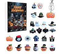 Halloween Calendar Advent 2025 - Halloween Countdown Box with Figure | Scary Doll Collectable Horror Figures | Countdown for Halloween Decoration | Mini Numbers Collectible Dolls Horror for Men Women