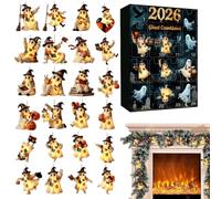 Halloween Calendar Advent 2D Acrylic Pendant Ornaments