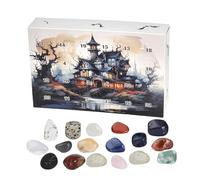 Halloween Calendar Advent,Count Down To Halloween Stones | Advent Craft Festival Decoration for Youth Including Nephews Nieces Sons Daughters Boys Girls