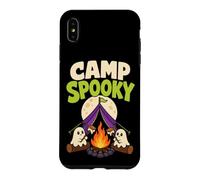 Halloween Camping Camp Spooky Season Tent Moon Ghost Case for iPhone XS Max