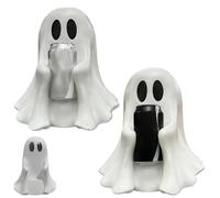 Halloween Can Holder for Diet Coke Ghost, Spooky Cute Ghost Holding Drink Holder for Soda, Coke & Canned Beverages, Fun Functional Decor for Party, Desktop & Home, Quirky Halloween Gift(2pcs)