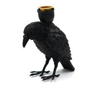 Halloween Candle Holder | Crow Candle Holder Statues, Table Decoration Bedroom Table for Bedroom APARTMENT