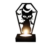 Halloween Candle Holder Decor | Candle Holder Halloween Shadow Caster | Seasonal Iron Art Scary Witch Decoration for Bedroom Dorm Living Room Study Room Family Friends Classmates