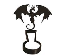 Halloween Candle Holder Decorative Candlestick for Wall Shadow Effects and Festive Atmosphere Creepy Home (A, One Size)