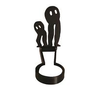Halloween Candle Holder Decorative Candlestick for Wall Shadow Effects and Festive Atmosphere Creepy Home (B, One Size)