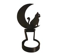 Halloween Candle Holder Decorative Candlestick for Wall Shadow Effects and Festive Atmosphere Creepy Home (D, One Size)