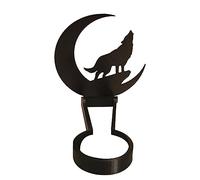 Halloween Candle Holder Decorative Candlestick for Wall Shadow Effects and Festive Atmosphere Creepy Home (C, One Size)