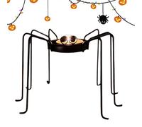 Halloween Candle Holders, Tealight Candle Holders Spooky Spider Room Decor, Centerpiece Halloween Decoration for Living Room Bedroom Desk Fireplace Party Farmhouse
